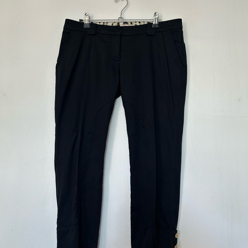 Roberto Cavalli Women's Black Capris